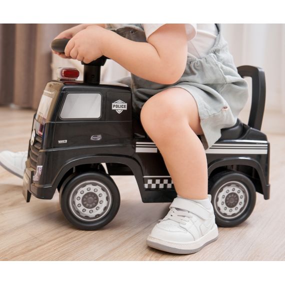 Milly Mally Mercedes-Benz Actros Police odrážedlo Black, Kolor: Black, 5 zdjęcie