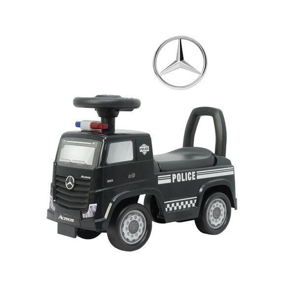 Milly Mally Mercedes-Benz Actros Police odrážedlo Black, Kolor: Black