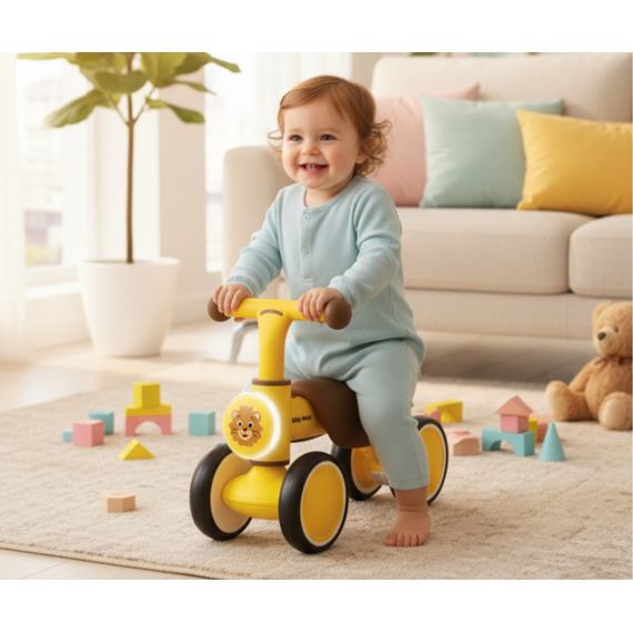Milly Mally York odrážedlo Yellow, Kolor: Yellow, 6 zdjęcie