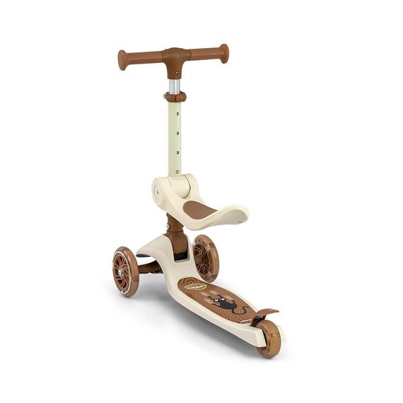 Milly Mally Fuzzy 2-in-1 Scooter with Seat Classic, Kolor: Classic, image , 10 image