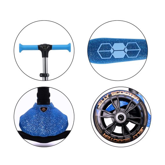 Milly Mally Jelly Scooter Blue, Kolor: Blue, image , 6 image