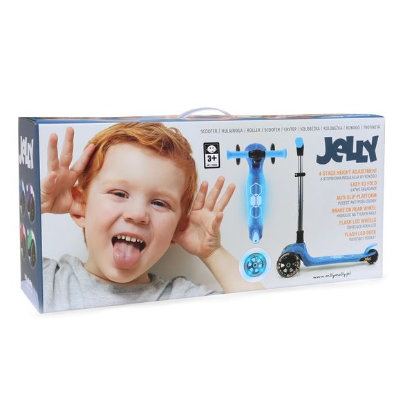 Milly Mally Jelly Scooter Blue, Kolor: Blue, image , 8 image