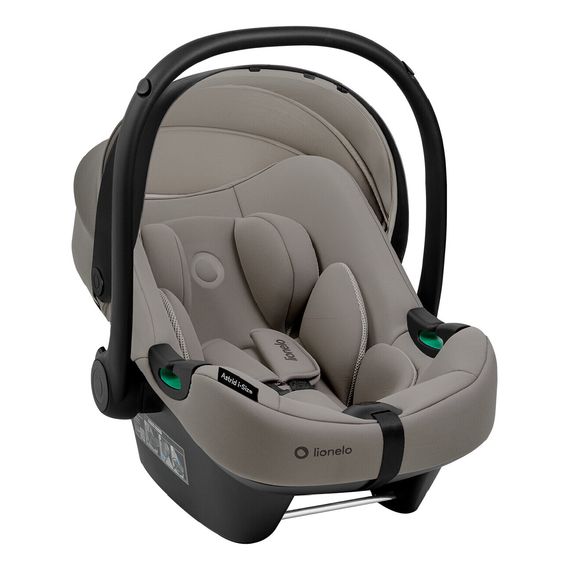 Lionelo Astrid i-Size – autosedačka pro novorozence (40–87 cm | 0–13 kg | 0–15 měsíců), Baza: bez bazy, Kolor: Beige Taupe