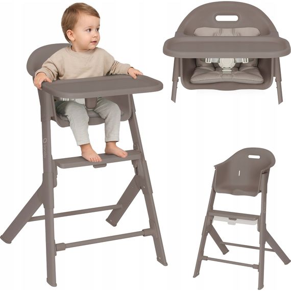 Lionelo Beny jídelní židlička Beige Taupe, Kolor: Beige Taupe, 4 zdjęcie