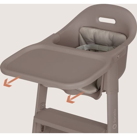 Lionelo Beny jídelní židlička Beige Taupe, Kolor: Beige Taupe, 5 zdjęcie