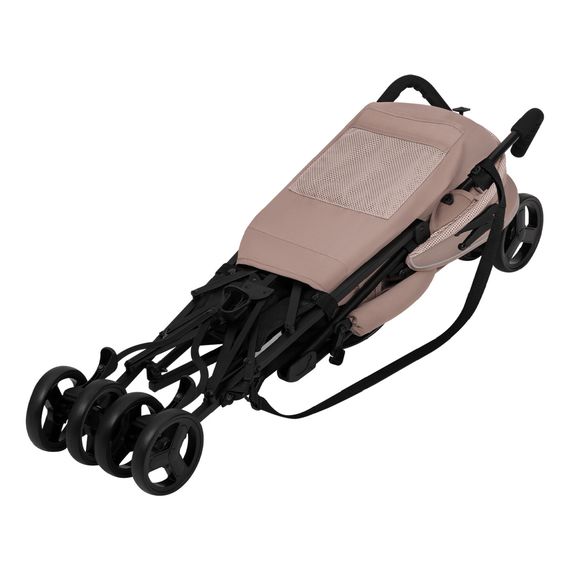 Lionelo Elia - wózek spacerowy typu parasolka, Kolor materiału: Beige Taupe, 11 zdjęcie