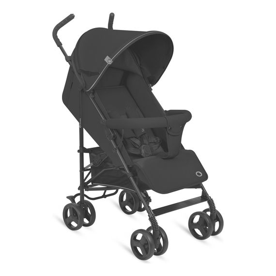 Lionelo Elia - wózek spacerowy typu parasolka, Kolor materiału: Black Onyx