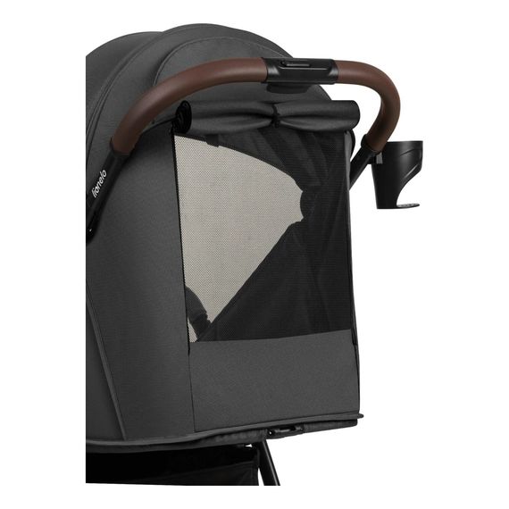 Lionelo Ingrid Beige Sand - Sportovní kočárek, Kolor materiału: Grey Stone, 9 zdjęcie