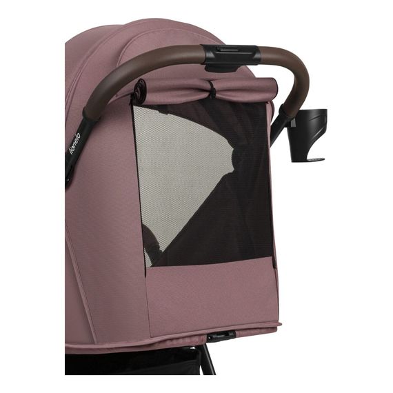 Lionelo Ingrid  - wózek spacerowy, Kolor materiału: Pink Mauve, 9 zdjęcie