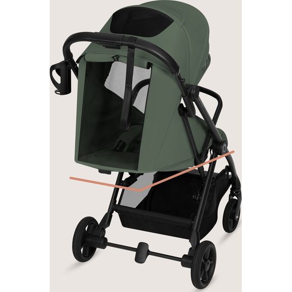Lionelo Tansi - sportovní kočárek, Kolor materiału: Green Emerald, 5 zdjęcie
