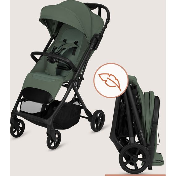 Lionelo Tansi - sportovní kočárek, Kolor materiału: Green Emerald, 6 zdjęcie