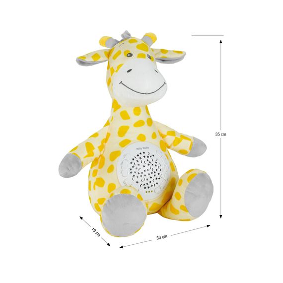 Milly Mally Milly plyšová hračka s projektorem Giraffe, Kolor: Giraffe, 9 zdjęcie