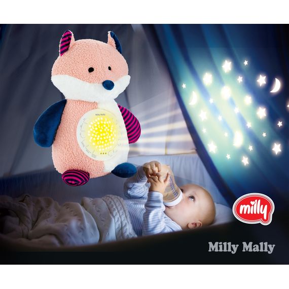 Milly Mally Milly plyšová hračka s projektorem Fox, Kolor: Fox, 16 zdjęcie