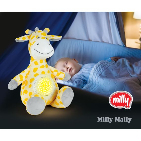 Milly Mally Milly plyšová hračka s projektorem Giraffe, Kolor: Giraffe, 17 zdjęcie