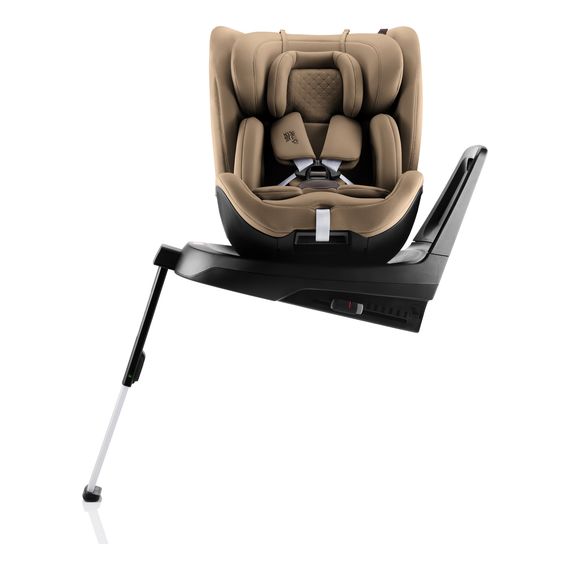 Britax Romer Swivel-Grow Max Air LUX Onyx Black, Kolor: Warm Caramel