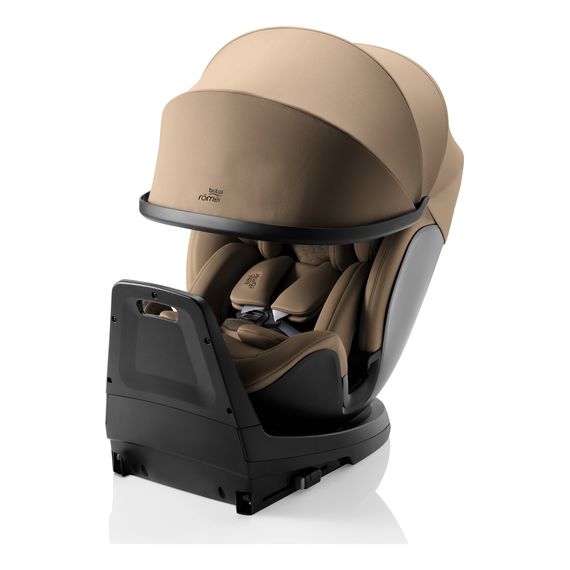 Britax Romer Swivel-Grow Max Air LUX Onyx Black, Kolor: Warm Caramel, 6 zdjęcie