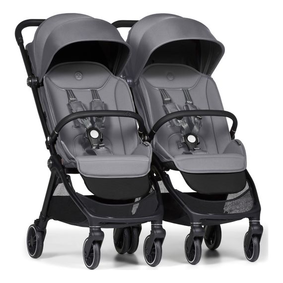Bumprider Connect Mini — sportovní kočárek s magnetickým spojovacím systémem, Kolor materiału: Grey, 9 zdjęcie