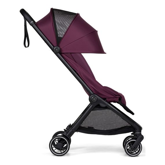 Bumprider Connect Mini — sportovní kočárek s magnetickým spojovacím systémem, Kolor materiału: Italian Plum, 8 zdjęcie