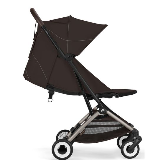 Cybex Orfeo - cestovní kočárek do letadla, Kolor materiału: Chocolate Brown, 10 zdjęcie
