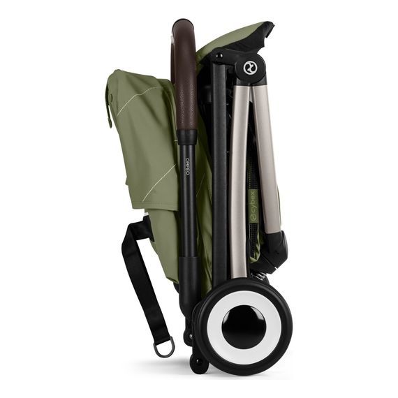 Cybex Orfeo - cestovní kočárek do letadla, Kolor materiału: Moss Green, 15 zdjęcie