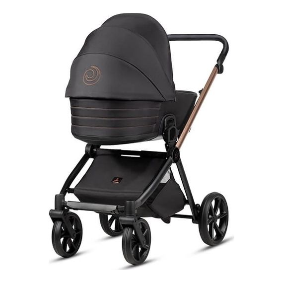 Tutis Mio3+ Black Edition kombinovaný kočárek 2v1, Kolekcja: Black Edition, Kolor materiału: 292 Rose Gold, 4 zdjęcie