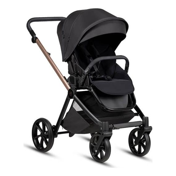 Tutis Mio3+ Black Edition kombinovaný kočárek 2v1, Kolekcja: Black Edition, Kolor materiału: 292 Rose Gold, 6 zdjęcie