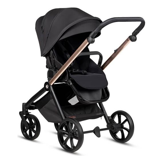 Tutis Mio3+ Black Edition kombinovaný kočárek 2v1, Kolekcja: Black Edition, Kolor materiału: 292 Rose Gold, 7 zdjęcie