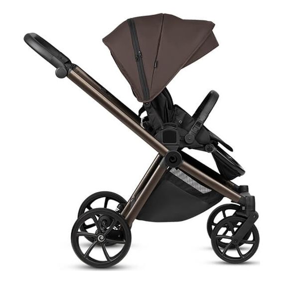 Tutis Mio 3+ kombinovaný kočárek 2v1, Kolekcja: Essential, Kolor materiału: 024 Coffee Brown, 9 zdjęcie