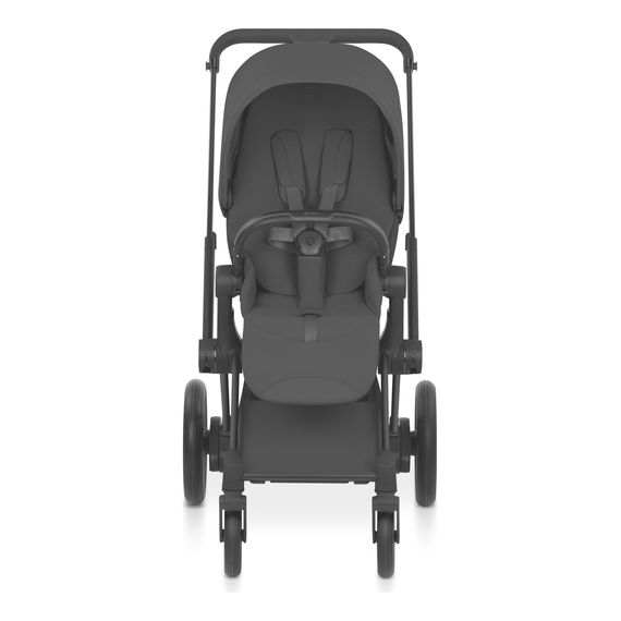 Cybex ePriam 5 2w1 Style City Grey - Chrome Brown, Rodzaj wózka: głęboko-spacerowy, Kolekcja: Style, Kolor materiału: Sepia Black, Kolor ramy: Matt Black, 8 zdjęcie