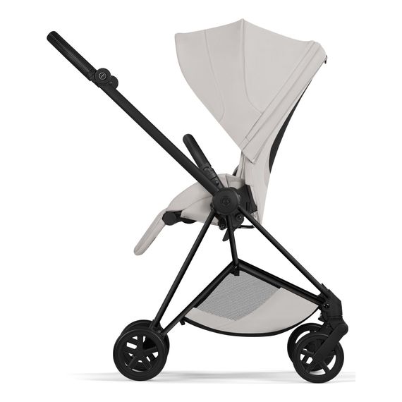 Cybex Mios 5.0 Style  - wózek spacerowy, Rodzaj wózka: spacerowy, Kolekcja: Style, Kolor materiału: City Grey, Kolor ramy: Matt Black, 4 zdjęcie