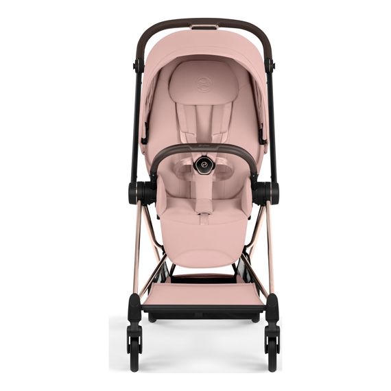 Cybex Mios 5 Style wózek spacerowy City Grey - Chrome Brown, Rodzaj: spacerowy, Kolekcja: Style, Kolor: Peach Pink, Kolor ramy: Rosegold, image , 4 image