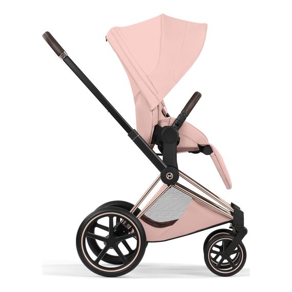 Cybex Priam 5 2w1 Style City Grey - Chrome Brown, Rodzaj: głęboko-spacerowy, Kolekcja: Style, Kolor: Peach Pink, Kolor ramy: Rosegold, image , 11 image