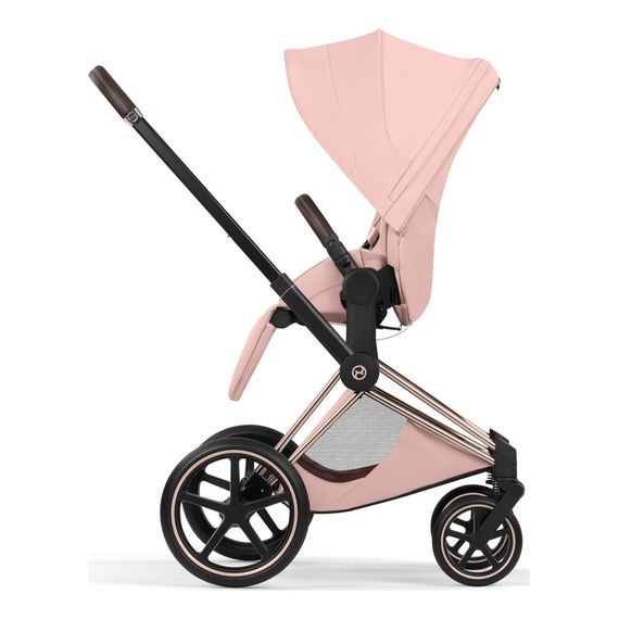Cybex Priam 5 2w1 Style City Grey - Chrome Brown, Rodzaj: głęboko-spacerowy, Kolekcja: Style, Kolor: Peach Pink, Kolor ramy: Rosegold, image , 13 image