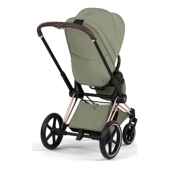 Cybex Priam 5 2w1 Style City Grey - Chrome Brown, Rodzaj: głęboko-spacerowy, Kolekcja: Style, Kolor: Sage Green, Kolor ramy: Rosegold, image , 5 image
