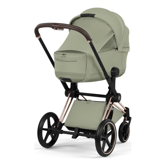 Cybex Priam 5 2w1 Style City Grey - Chrome Brown, Rodzaj: głęboko-spacerowy, Kolekcja: Style, Kolor: Sage Green, Kolor ramy: Rosegold, image , 7 image