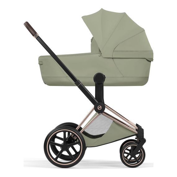 Cybex Priam 5 2w1 Style City Grey - Chrome Brown, Rodzaj: głęboko-spacerowy, Kolekcja: Style, Kolor: Sage Green, Kolor ramy: Rosegold, image , 8 image