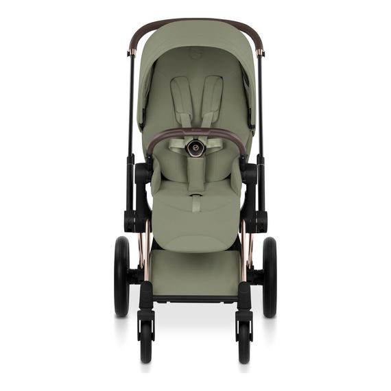 Cybex Priam 5 2w1 Style City Grey - Chrome Brown, Rodzaj: głęboko-spacerowy, Kolekcja: Style, Kolor: Sage Green, Kolor ramy: Rosegold, image , 10 image