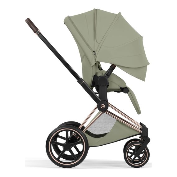 Cybex Priam 5 2w1 Style City Grey - Chrome Brown, Rodzaj: głęboko-spacerowy, Kolekcja: Style, Kolor: Sage Green, Kolor ramy: Rosegold, image , 12 image