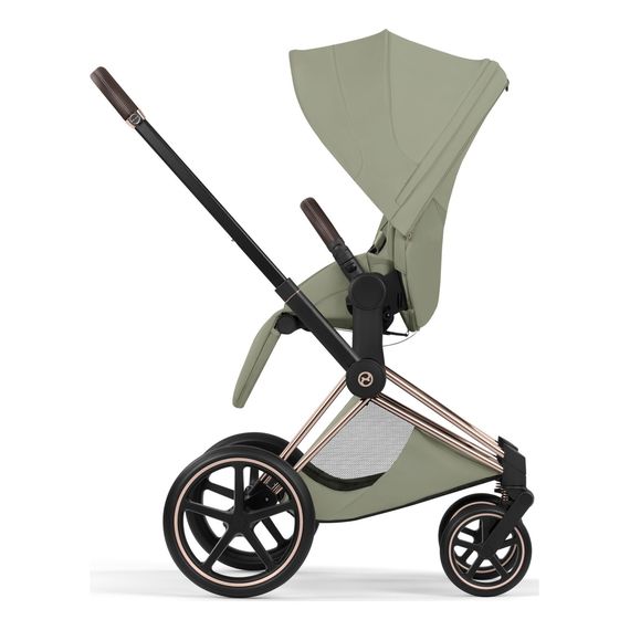 Cybex Priam 5 2w1 Style City Grey - Chrome Brown, Rodzaj: głęboko-spacerowy, Kolekcja: Style, Kolor: Sage Green, Kolor ramy: Rosegold, image , 13 image
