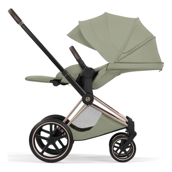 Cybex Priam 5 2w1 Style City Grey - Chrome Brown, Rodzaj: głęboko-spacerowy, Kolekcja: Style, Kolor: Sage Green, Kolor ramy: Rosegold, image , 14 image