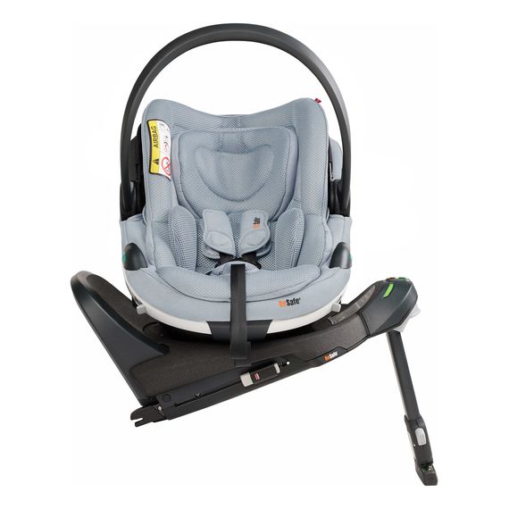 BeSafe Go Beyond z Beyond 2 360 i bazą Beyond  - obrotowy zestaw modularny ( 40 - 125 cm | 0 - 22 kg | 0 - 6 lat), Baza: zestaw modularny z bazą Beyond Base, Kolor: Peak Mesh, 4 zdjęcie