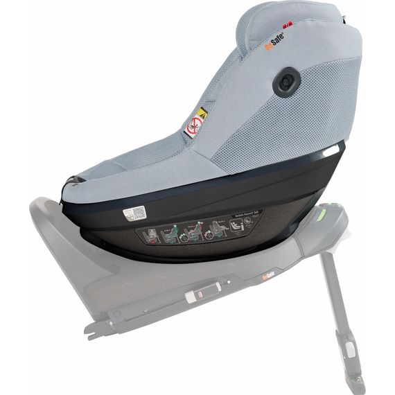 BeSafe Go Beyond z Beyond 2 360 i bazą Beyond  - obrotowy zestaw modularny ( 40 - 125 cm | 0 - 22 kg | 0 - 6 lat), Baza: zestaw modularny z bazą Beyond Base, Kolor: Peak Mesh, 11 zdjęcie
