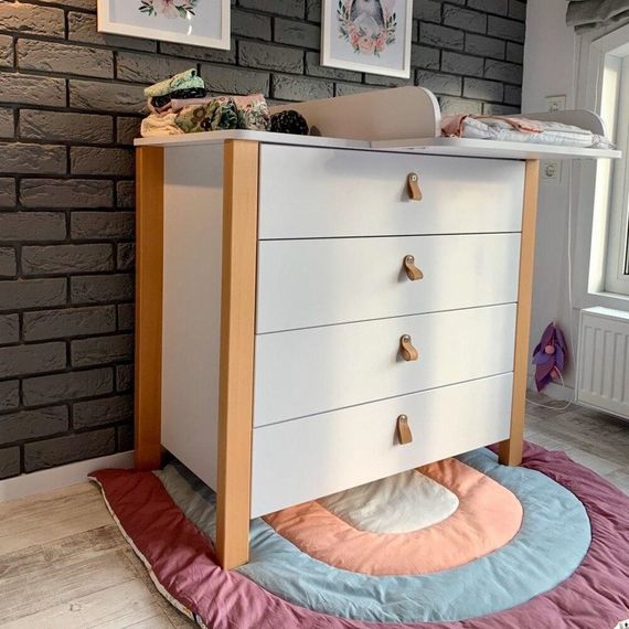 Veres Monaco 900 - komoda dziecięca (90 cm) - White Natural - ekspozycja, 6 zdjęcie