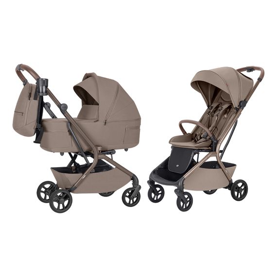 Carrello Magia Compact 2-in-1 Pushchair, Rodzaj: głęboko-spacerowy, Kolor: Cocoa Beige, image 