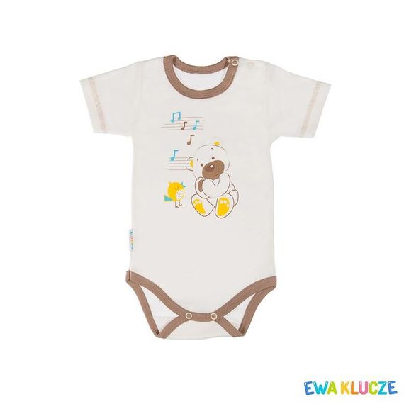 Eevi Bear Short Sleeve Bodysuit, Rozmiar: 80, image , 4 image