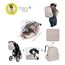 Lassig marv plecak Backpack Mesh Beige, 6 zdjęcie