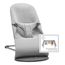 BabyBjorn Bliss leżaczek 3D Jersey Light Grey z miękką zabawką