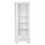 Pinio Calmo White Bücherregal weiß - offenes Regal mit Schublade aus MDF für das Kinderzimmer, Kolor: biały