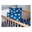 Hevea Milusie Fitted Sheet 160x70 Corgi Navy, Rozmiar: 160x70, Kolor: granat, image , 5 image