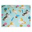 Hevea Milusie Fitted Sheet 90x40 Corgi Turquoise, Rozmiar: 90x40, Kolor: turkus, image 